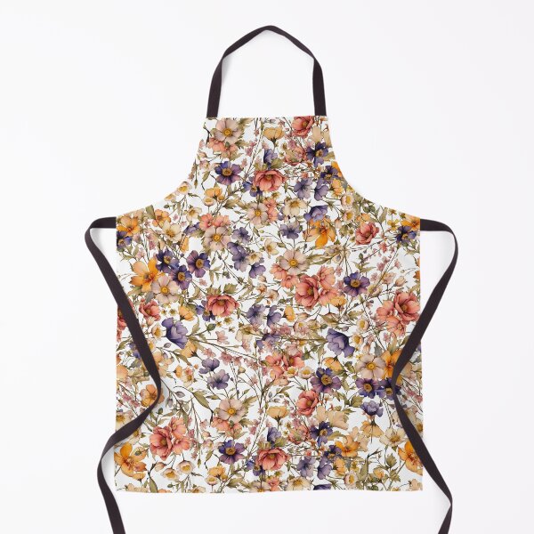Item preview, Autumn Watercolour Wildflower Pattern designed and sold by Honey Myrtle Studio.