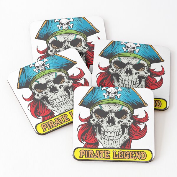 Item preview, Pirate Legend & Treasure Hunter Skull Graphic Tee designed and sold by rachata444.