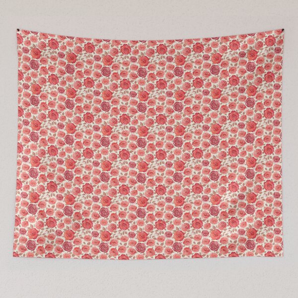 Item preview, Boho Roses Floral Eco Pattern Watercolor designed and sold by Lusie.