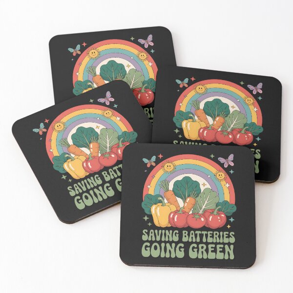 Item preview, Saving Batteries Going Green Funny Veggie designed and sold by Belarte.shop.