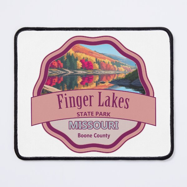 Item preview, Finger Lakes State Park, Boone County, Missouri designed and sold by Wanderful-roads.