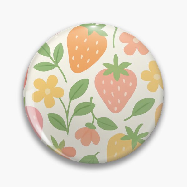 Item preview, Strawberry Sorbet Seamless Pattern | Digital Download | Pastel Kawaii Fruit Print | Scrapbooking Paper, Gift Wrap, Sublimation, designed and sold by Fantasyfairymagic.