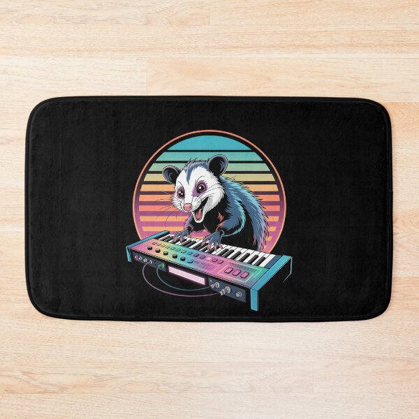 Item preview, Opossum playing a keyboard instrument designed and sold by WikaKowalczyk.