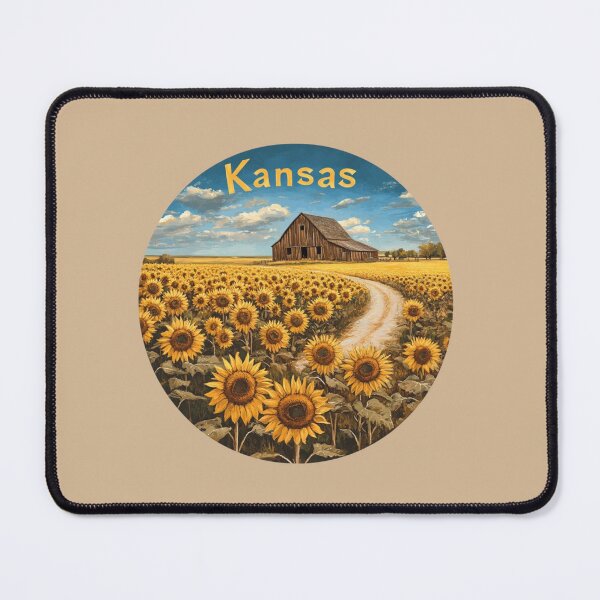 Item preview, Kansas – Sunflower Fields designed and sold by Myra365Art.