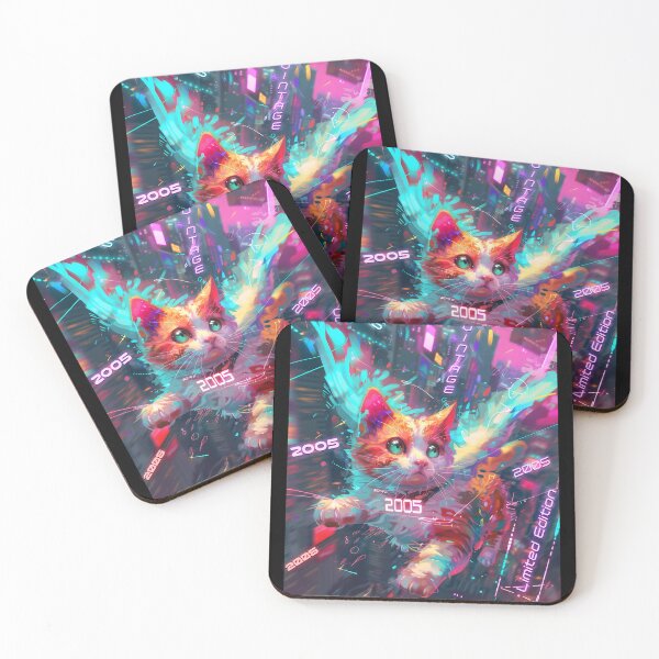 Item preview, Vintage 2005 Cat Lovers 20 Year Old Cyberpunk 20th Birthday designed and sold by SecretDicer.