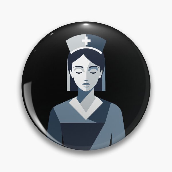 Item preview, Minimalist Nurse Vector Art - Healthcare Hero Modern Design designed and sold by Kubala.