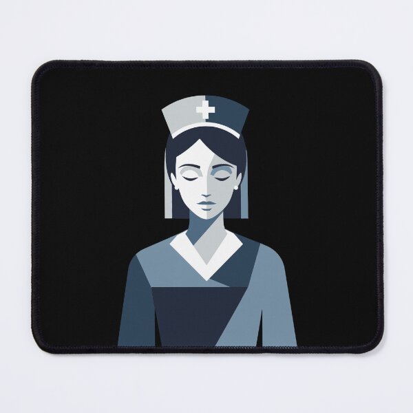 Item preview, Minimalist Nurse Vector Art - Healthcare Hero Modern Design designed and sold by Kubala.