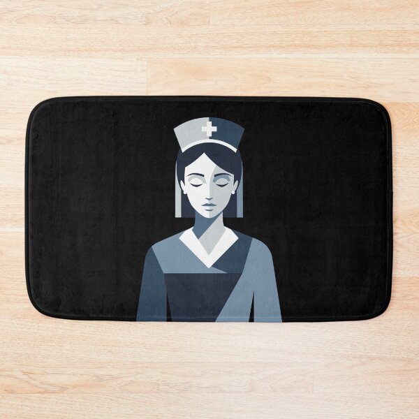Item preview, Minimalist Nurse Vector Art - Healthcare Hero Modern Design designed and sold by Kubala.