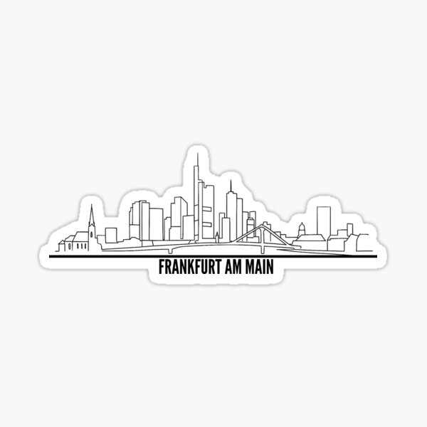 Item preview, City Lines - Frankfurt am Main designed and sold by CityLinesDesign.