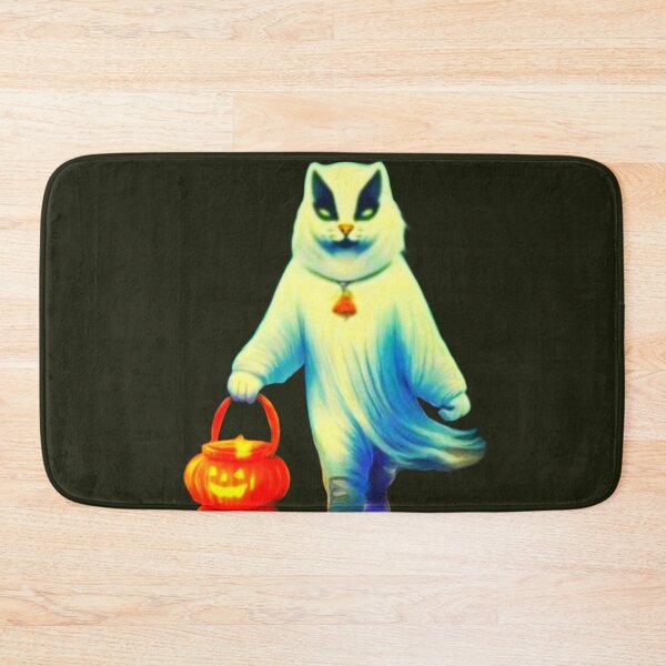 Item preview, Ghost cat going trick or treat halloween apparel  designed and sold by JumWow.