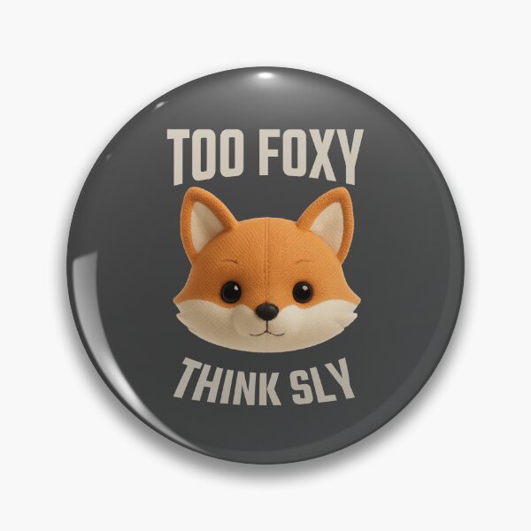 Item preview, Too Foxy Think Sly Cute Fox Face Illustration designed and sold by iamwonderkitty.