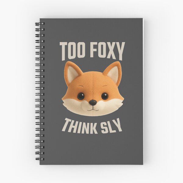 Item preview, Too Foxy Think Sly Cute Fox Face Illustration designed and sold by iamwonderkitty.