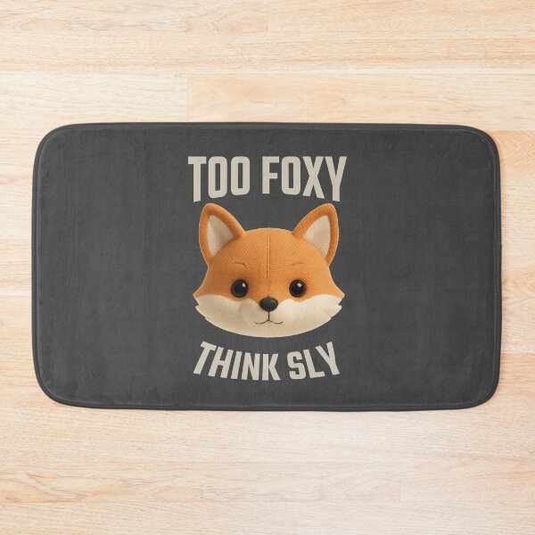 Item preview, Too Foxy Think Sly Cute Fox Face Illustration designed and sold by iamwonderkitty.