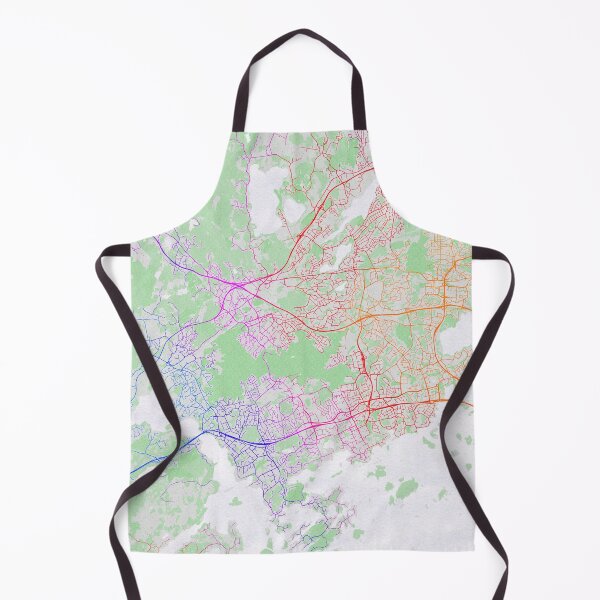 Item preview, Espoo City Map of Finland - Colorful designed and sold by deMAP.