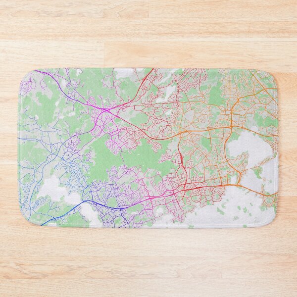 Item preview, Espoo City Map of Finland - Colorful designed and sold by deMAP.