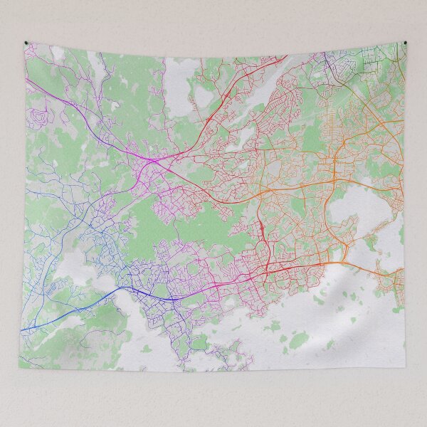 Item preview, Espoo City Map of Finland - Colorful designed and sold by deMAP.