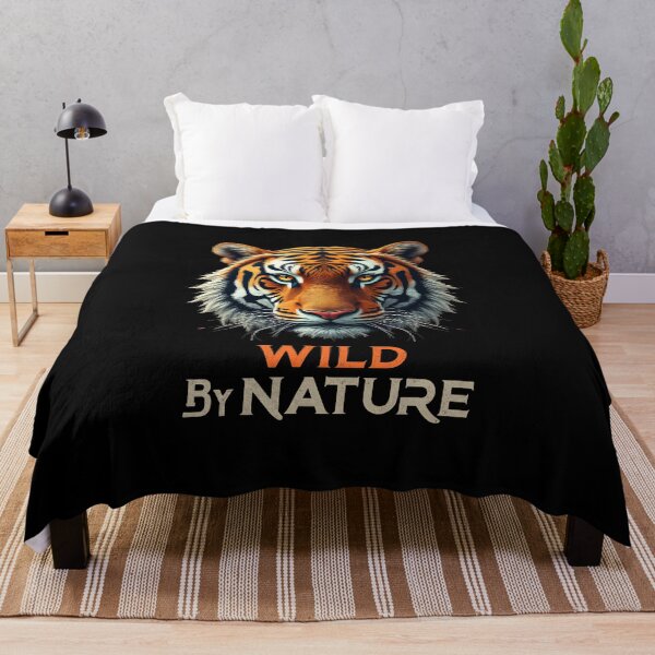 Item preview, Wild by Nature Tiger Graphic Design designed and sold by ShadowAndSlate.