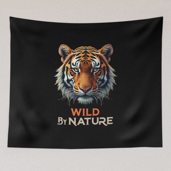 Item preview, Wild by Nature Tiger Graphic Design designed and sold by ShadowAndSlate.
