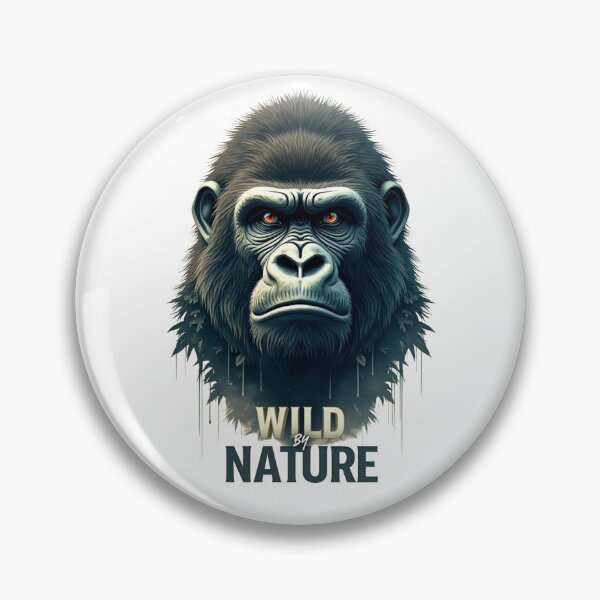 Artikelvorschau, Wild by Nature Gorilla entworfen und verkauft von ShadowAndSlate.