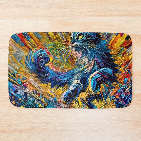 Item preview, Cat Unleashed in Vivid Brush designed and sold by blackhalt.
