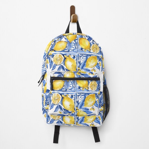 Item preview, Beautiful Lemon Pattern Blue and Yellow designed and sold by PG Illustration.