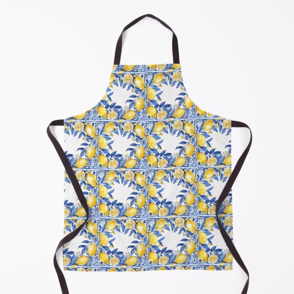 Item preview, Beautiful Lemon Pattern Blue and Yellow designed and sold by PG Illustration.