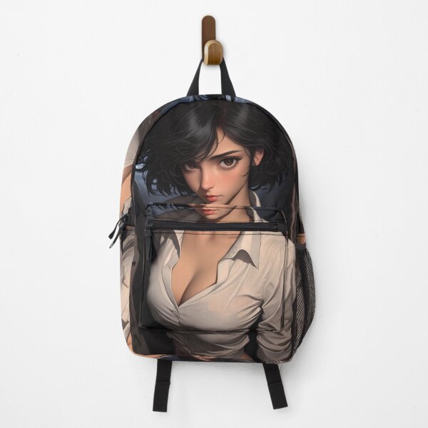 Item preview, Girl Fierce Anime Woman White Shirt Standing Boldly Shadows designed and sold by lassedgkotsij.