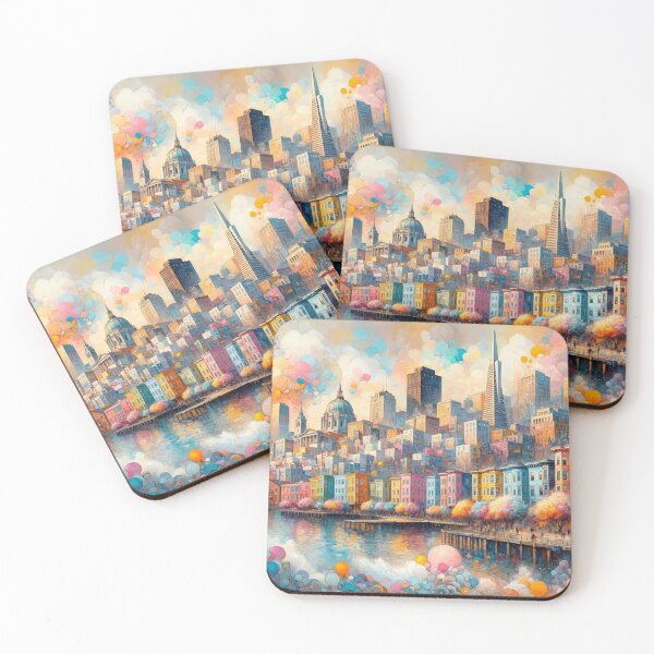 Item preview, Colorful San Francisco City designed and sold by M-Y-A-R-T-.