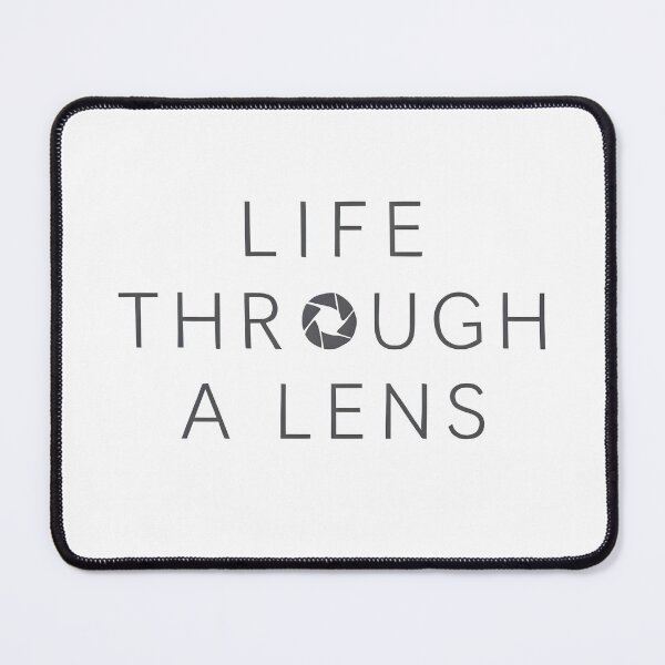 Item preview, Life Through a Lens | Minimal Photography Quote Design designed and sold by Style-Sense.
