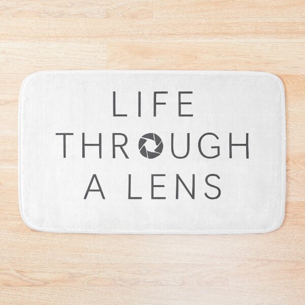 Item preview, Life Through a Lens | Minimal Photography Quote Design designed and sold by Style-Sense.