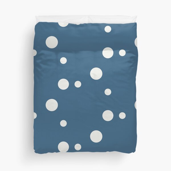 Item preview, Textured Living - Blue Steel with Chalk Dots designed and sold by MrGoosesStuff.