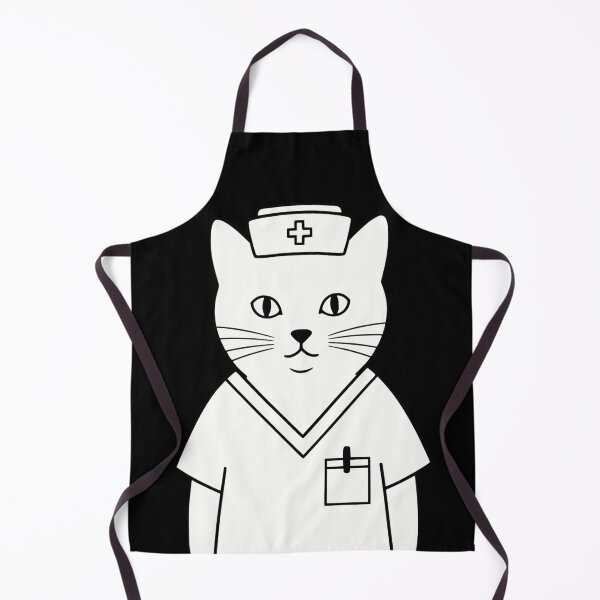 Item preview, Nurse Cat - Cat Doctor - Vet Cat designed and sold by Kubala.