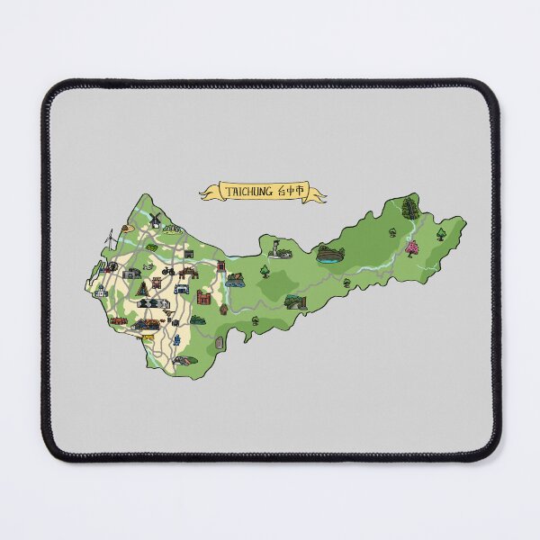 Item preview, Taichung Taiwan Map 台中市地圖 designed and sold by Sheridan T.