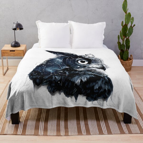 Item preview, Cosmic Owl – Starry Night Galaxy Wildlife Art designed and sold by printopolis-shop.