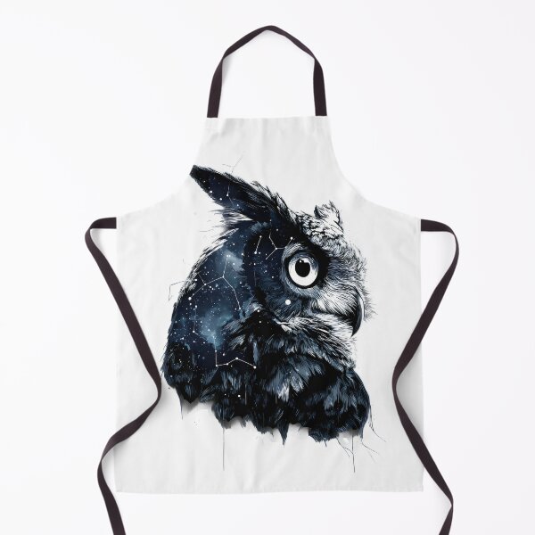 Item preview, Cosmic Owl – Starry Night Galaxy Wildlife Art designed and sold by printopolis-shop.