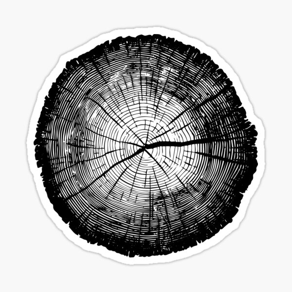 Item preview, Tree Slice Slab Round Wood Stump Ring Timber Woodgrain Nature designed and sold by inkoutninja.