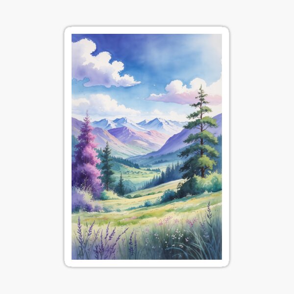 Item preview, Mountain Range Just Breathe #1 designed and sold by AussieConcepts.