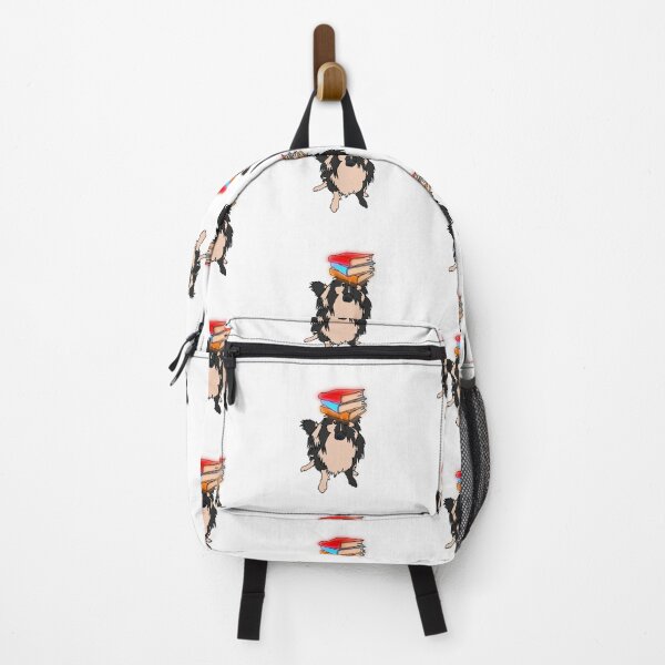 Item preview, Josh the Bold Sheltie Puppy with Books – animalzinhats designed and sold by Ashley’sAnimalz.