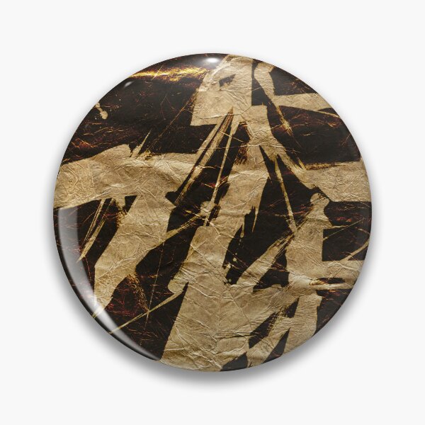 Item preview, Golden Abstract Shapes On Textured Paper designed and sold by NickDedidis.