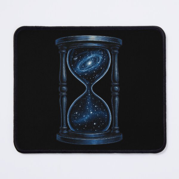 Item preview, Galaxy Hourglass – Cosmic Time Illustration with Universe Inside designed and sold by HAFIZ-DP.