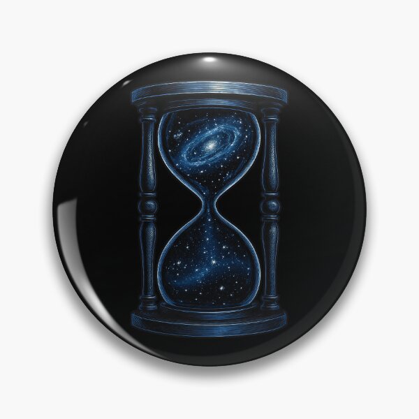 Item preview, Galaxy Hourglass – Cosmic Time Illustration with Universe Inside designed and sold by HAFIZ-DP.