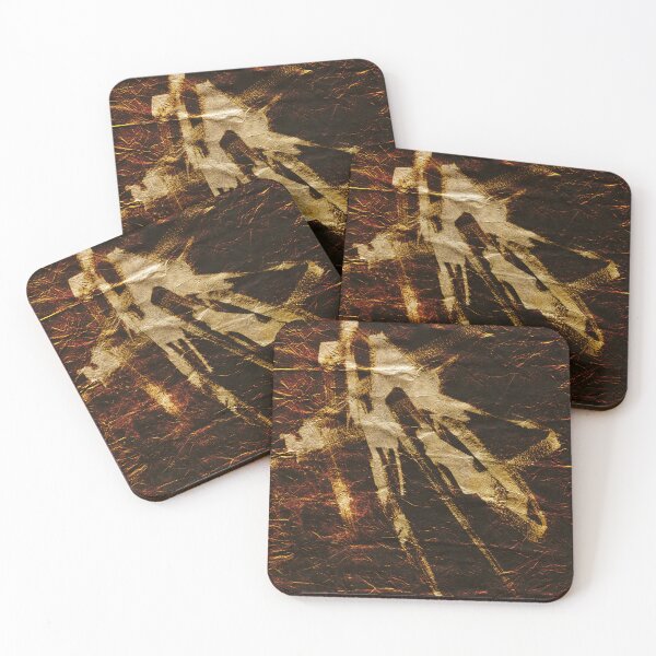 Item preview, Geometric Pattern in brown and gold designed and sold by NickDedidis.