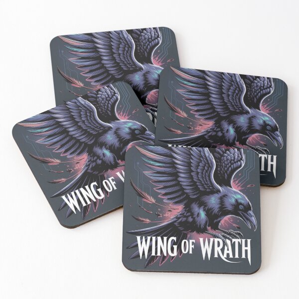 Item preview, Wing of Wrath Raven - Gothic & Dark Art designed and sold by ShadowAndSlate.