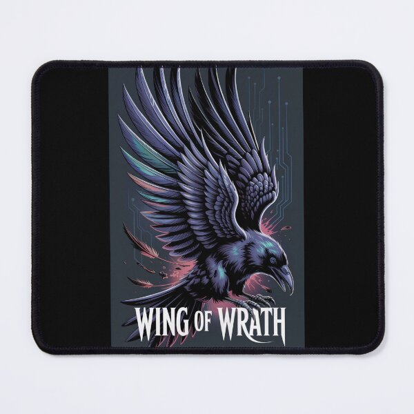 Item preview, Wing of Wrath Raven - Gothic & Dark Art designed and sold by ShadowAndSlate.