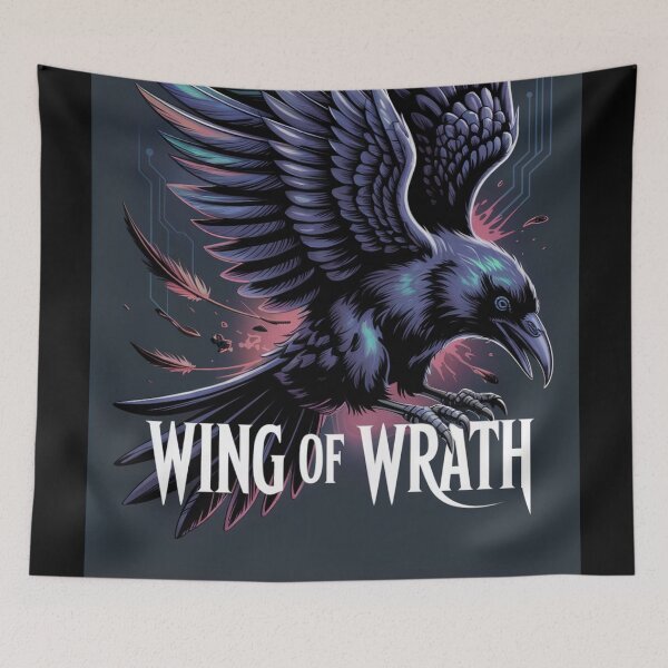 Item preview, Wing of Wrath Raven - Gothic & Dark Art designed and sold by ShadowAndSlate.