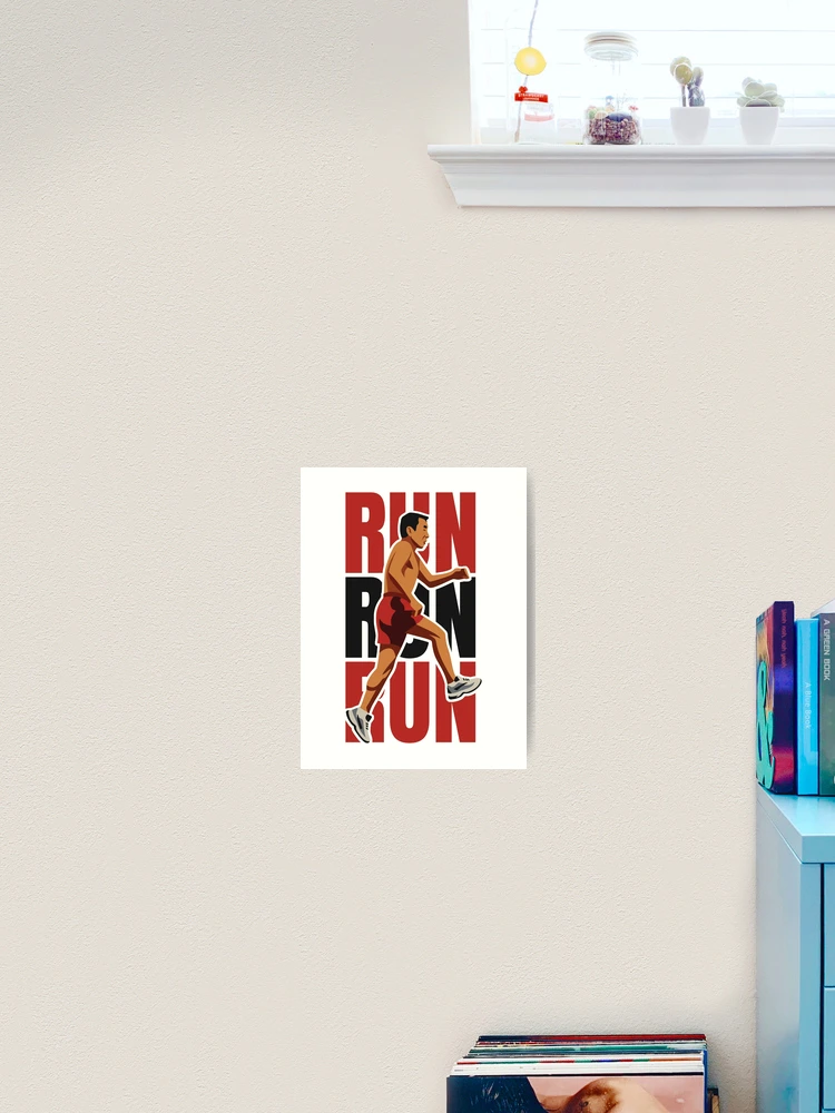 Thumbnail 2 of 3, Art Print, Haruki Murakami - RUN RUN RUN designed and sold by RemonMichel.
