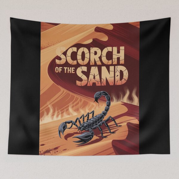 Item preview, Scorch of the Sand - Desert Scorpion Art designed and sold by ShadowAndSlate.