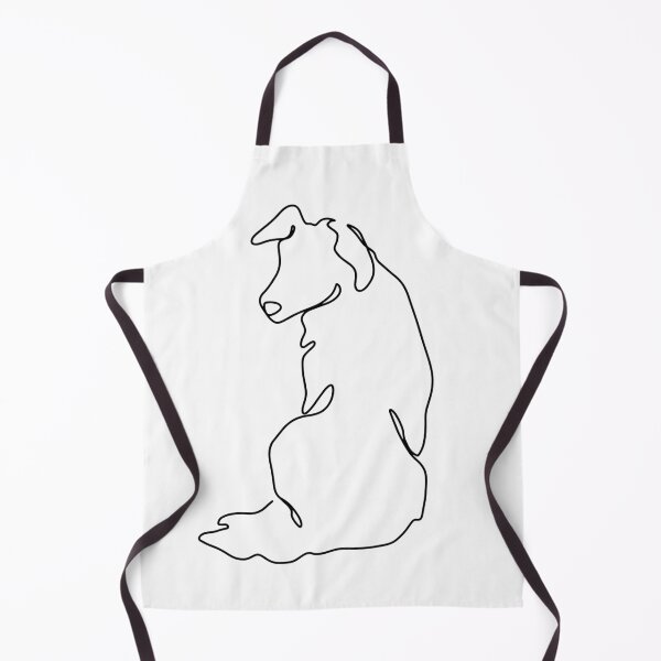 Item preview, Minimalist Line Art of a Serene Stylized Dog designed and sold by TurtleDojo.