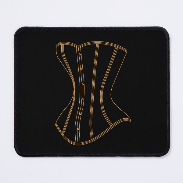 Item preview, Line Art Corset - Orange designed and sold by SleeplessStitch.
