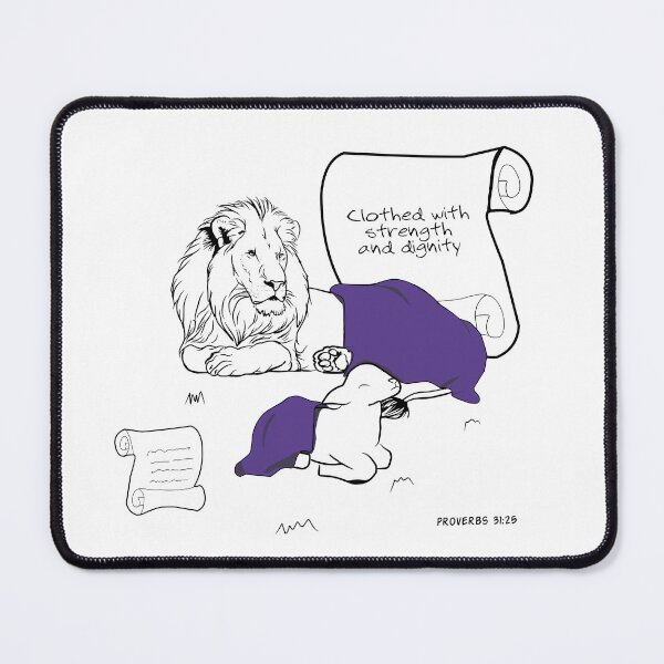 Item preview, Lion and the Lamb | Clothed in Royalty (White Edition) designed and sold by Artbysaeme.